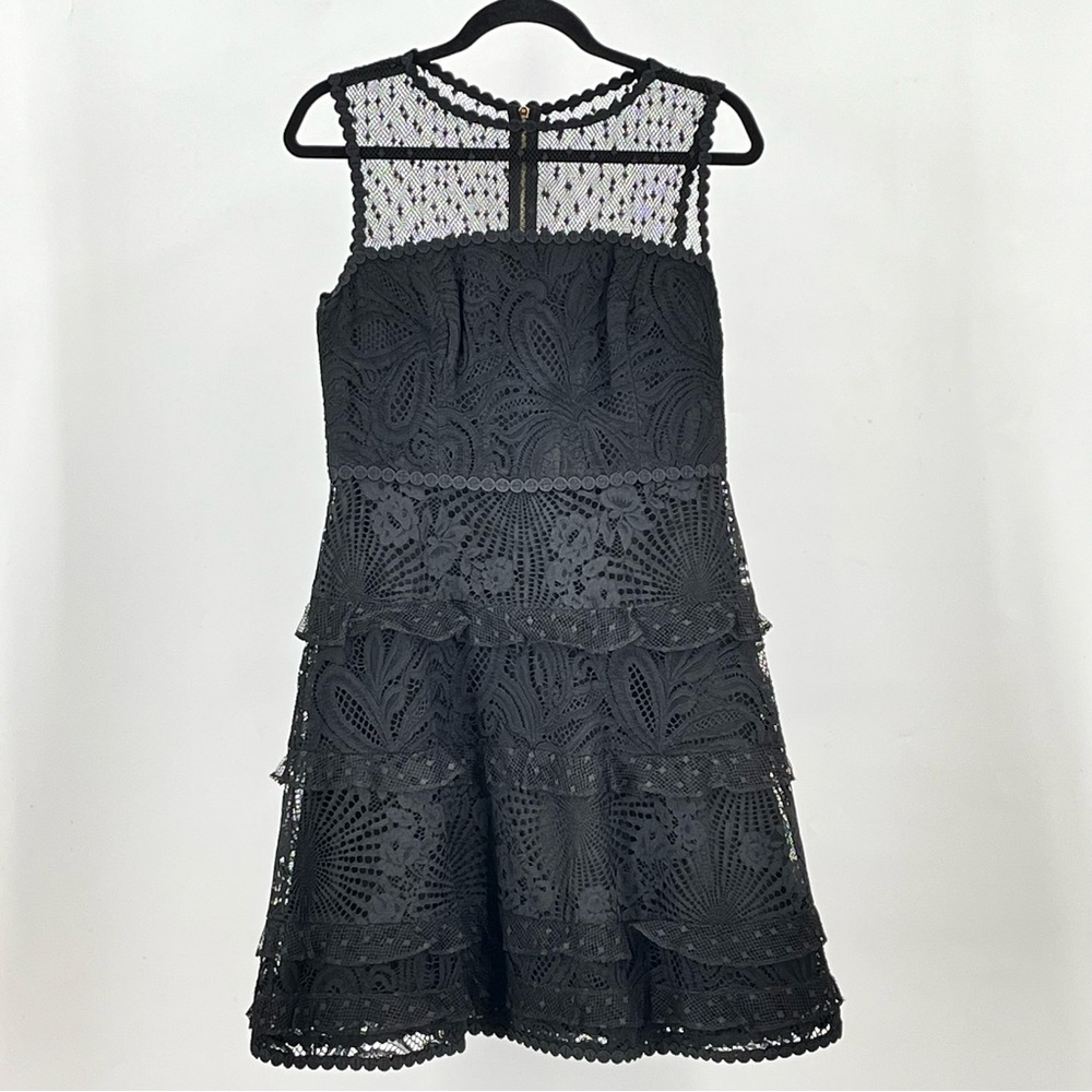 LILLY PULITZER Kasee Black Lace Dress Size 8
